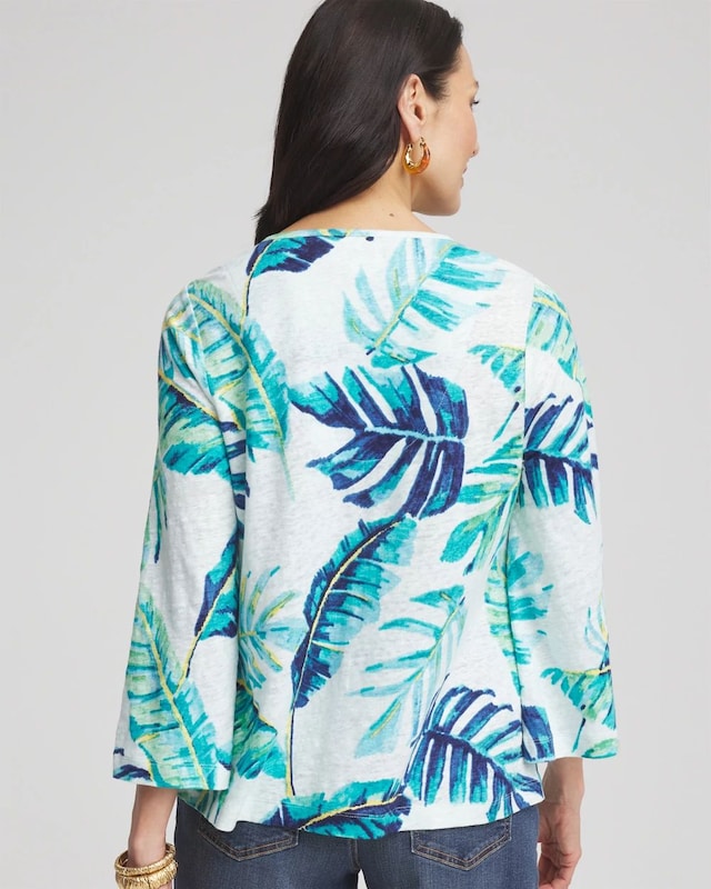 Tie-Front Forward Seam Top - image 3
